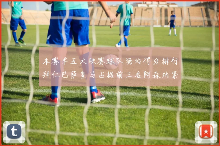 本赛季五大联赛球队场均得分排行拜仁巴萨皇马占据前三名阿森纳紧随其后位列第五